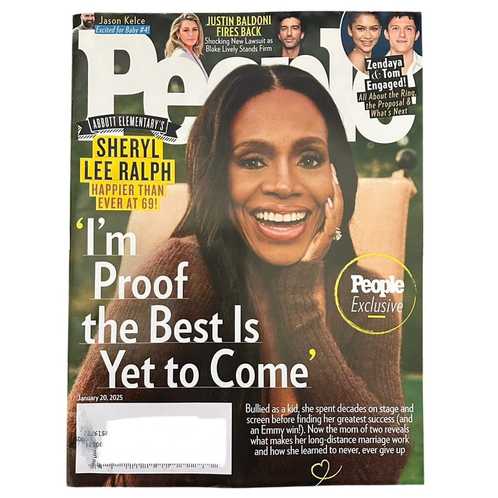 People Magazine January 20 2025 Sheryl Lee Ralph Blake Lively Baldoni Zendaya